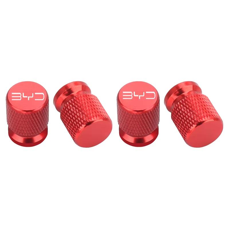 4Pcs Car Wheel Tire Valve Caps Tyre Stem Cover Airdust Waterproof for BYD
