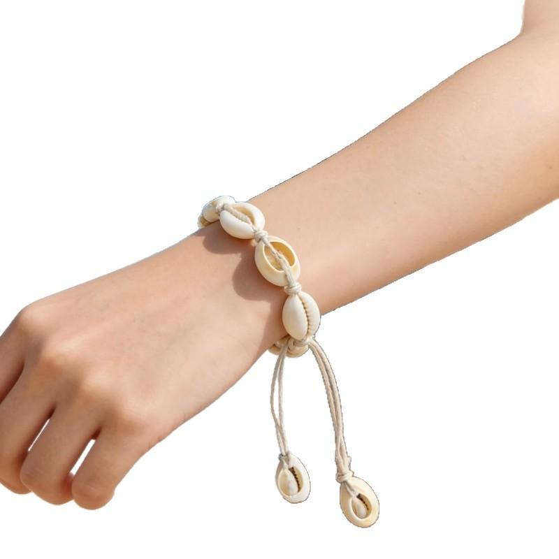 Fashion Shell Jewelry, Bohemian Beach Hand-Woven Shell Bracelet, Anklet Jewelry Batch
