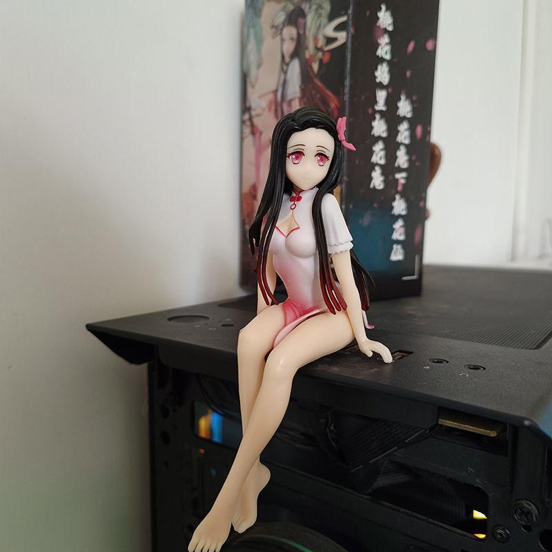Figura Anime Demon Slayer Kamado Nezuko Action Figure Versione Inginocchiata Nezuko Kamado PVC figure Giocattolo Brinquedos