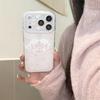 Ins Girl Polka Dot Heart Rocking Horse Angel Cat Case for iPhone 17/16 Pro Max/15