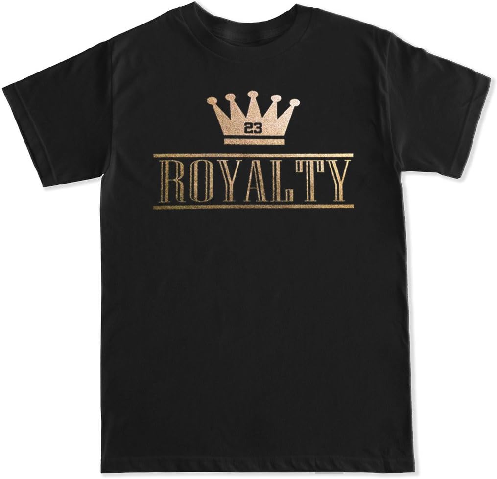 

FTD Apparel Men s Royalty Crown Retro 4 Metallic Gold T Shirt 5XL різнокольоровий