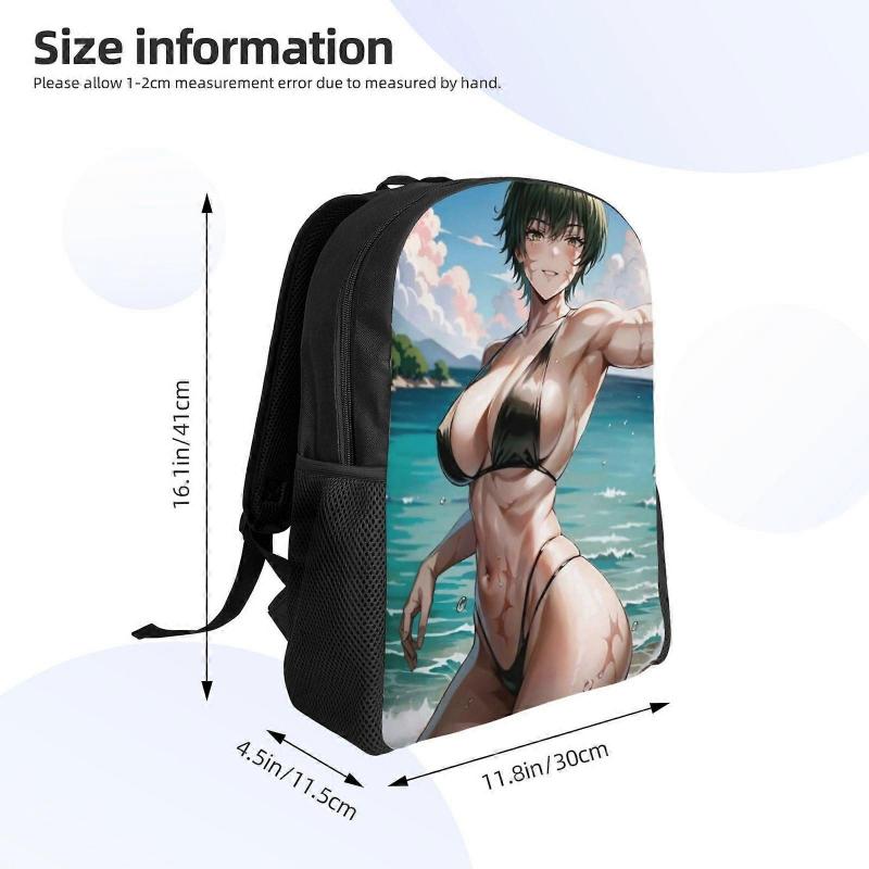 Zenin Maki Anime Backpack Cartoon Travel Bags 3D Printed Casual Daypacks-SYS569