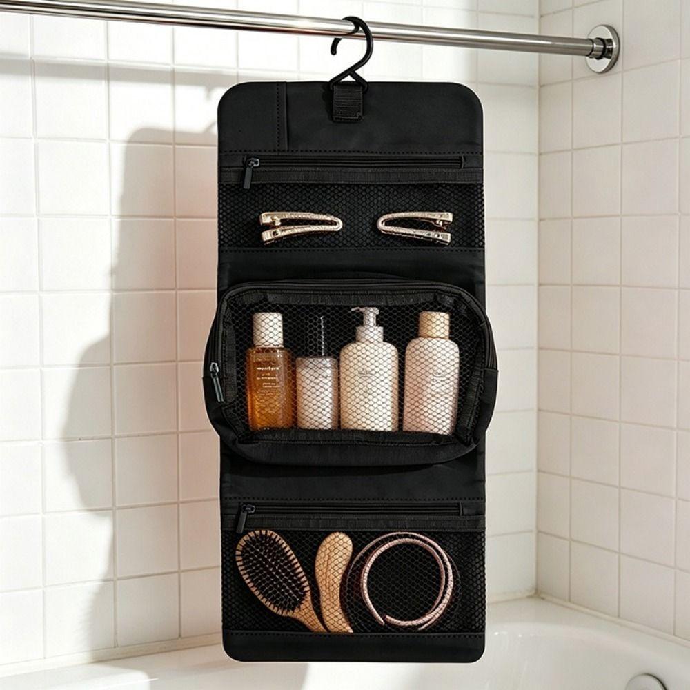 Multiple Pockets Detachable Toiletry Bag Large Capacity Wash Pouch Cosmetics Bag for Home