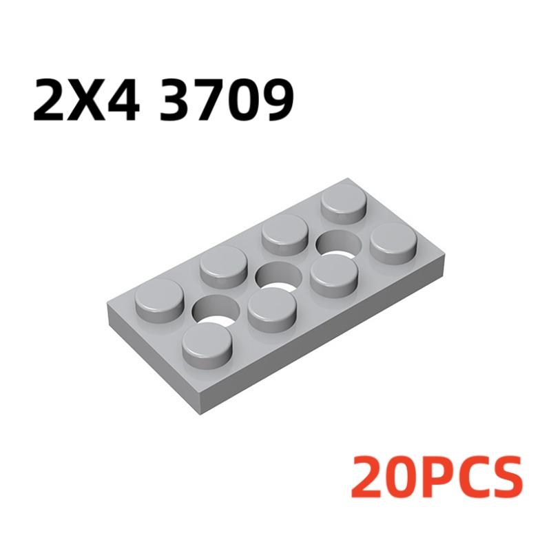 32001 3709 3738 Plate 2x6 2x4 2x8 with Holes Bricks Toys For Technical Buildings Blocks Toys For Children Gift 43857 DIY MOC