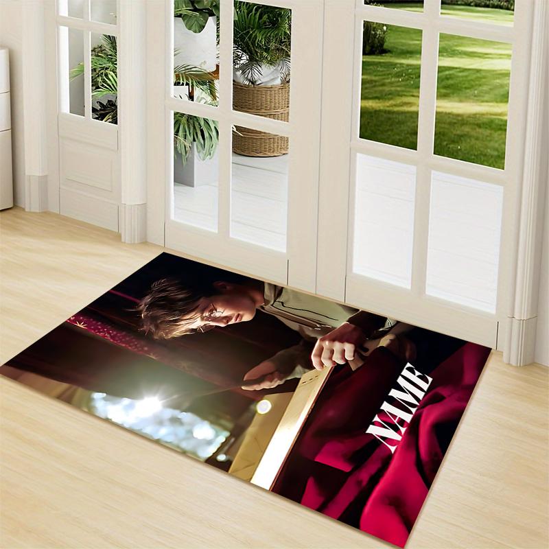 Custom Name "Harry Potter's Journey" Carpet Rug Customizable Soft Washable Anti-Slip Home Living Room Sofa Mats Personalized Rug. 090975