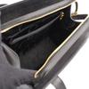 Used Salvatore Ferragamo Vara ribbon Shoulder Bag leather Black Used Women