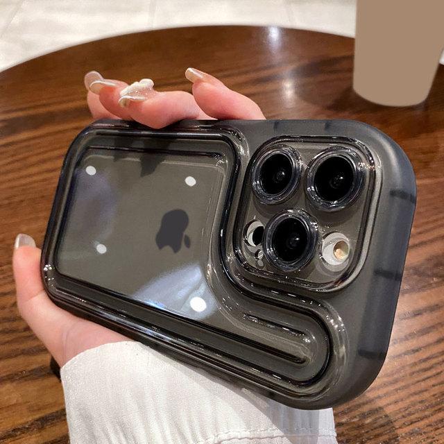 Čiré nárazuvzdorné pouzdro na telefon pro iPhone 14 13 12 11 Pro Max 14plus 14pro Ochrana fotoaparátu Zadní kryt s průhledným přechodem