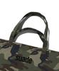 Borsa a Tote Grande in Camoscio Lavato [Mimetico]