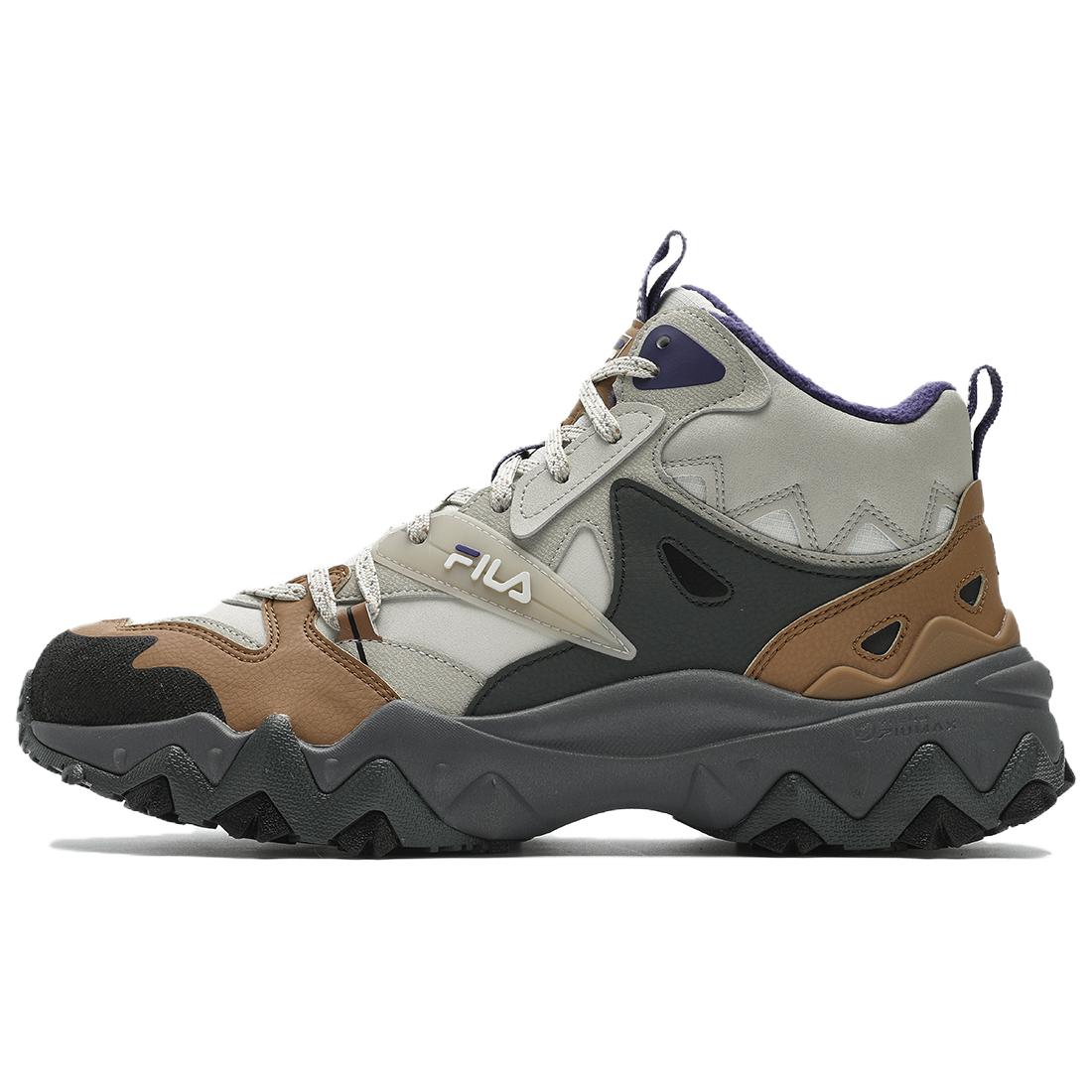 FILA Oakmont High top Casual Shoes Men s Gray Brown F12M442111F-/ 41