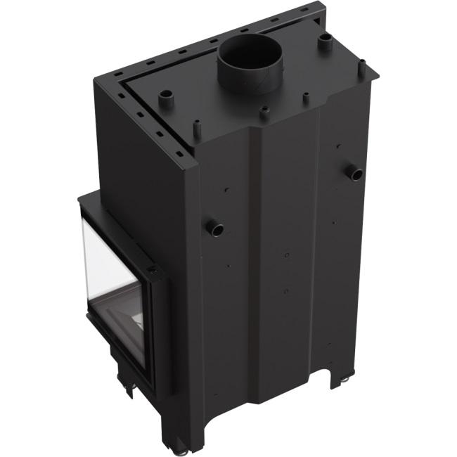 Water heating fireplace KRATKI MBM Right 12 kW Ø 180 self closing door