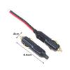 Auto 20A Male Car Cigarette Lighter Led Socket Plug Connector Adapter Sigaretten Aansteker Auto Copper Wire High-Power 12V 24V