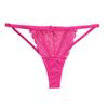Bow Sheer Lace Thong Stretchy Strappy Romantic Panties Floral Embroidery Briefs  Ladies Girls
