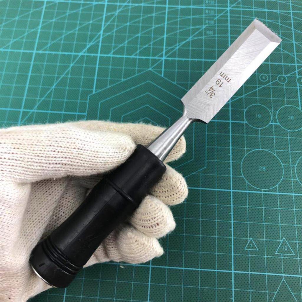Beech Handle High Carbon Steel Woodworking Chisel Set - Flat & Semicircular