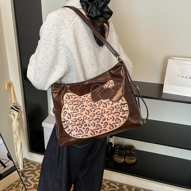 Women's Multi-Function Backpack Cartoon Cat Shoulder Bag