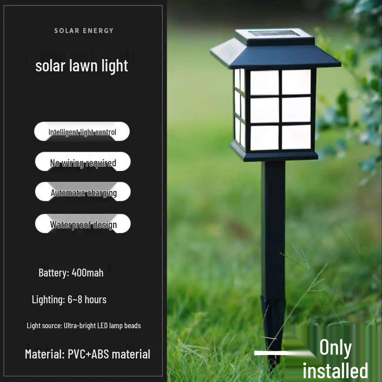 Водонепроницаемые солнечные садовые ландшафтные светильники для украшения газона и двора