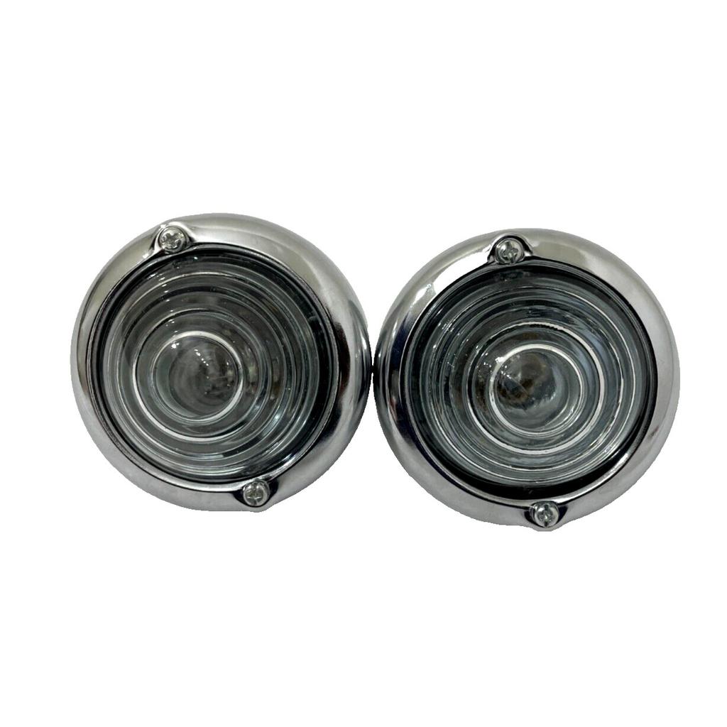 Willys CJ3b CJ3 CJ5 Ford Jeeps Parking Turn Signal Indicator Clear Glass Lights