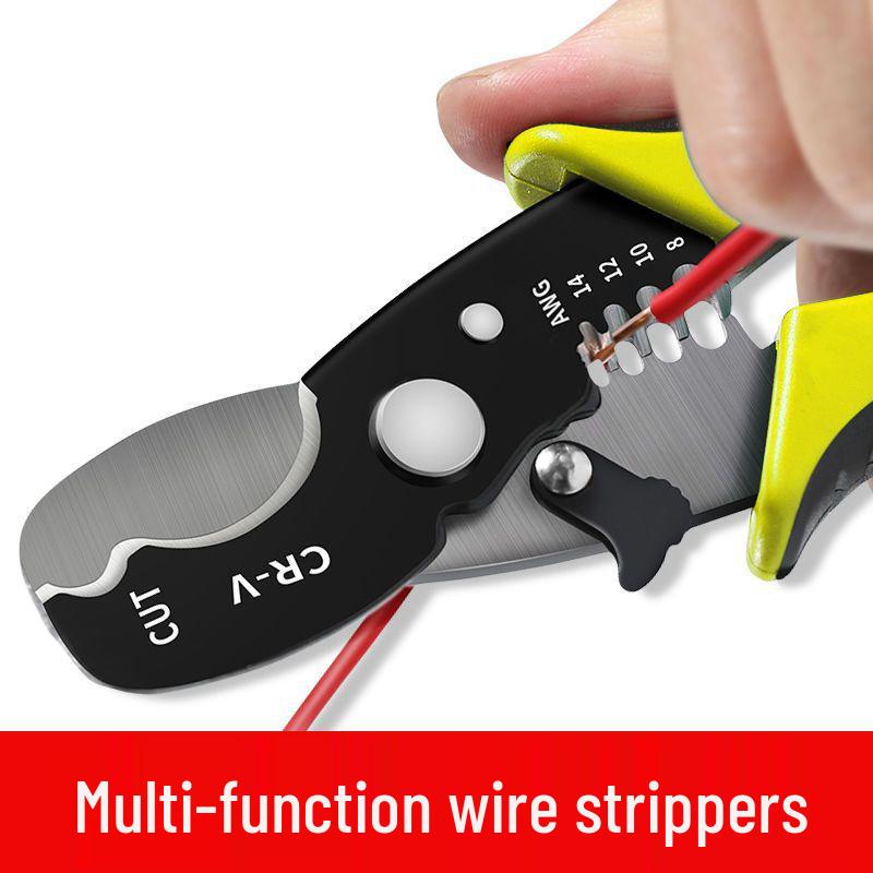 Electrician Wire Strippers & Cutters: Quick Repair Skinning Knife & Pliers Hand Tools