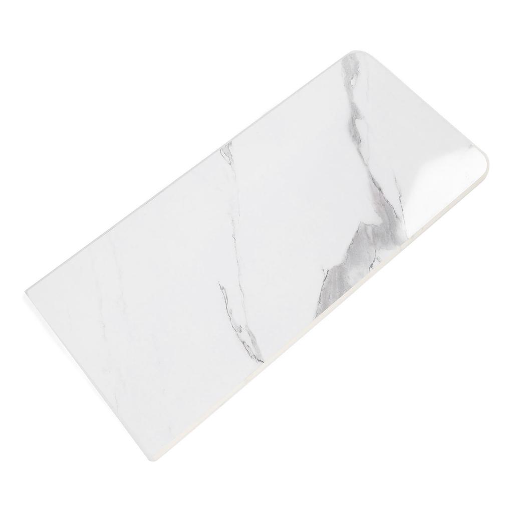 30.7 X 14.2in RV Rectangular Table Top Marbled Texture High Hardness Resin Polymer Dinning Tabletop For RV Yacht