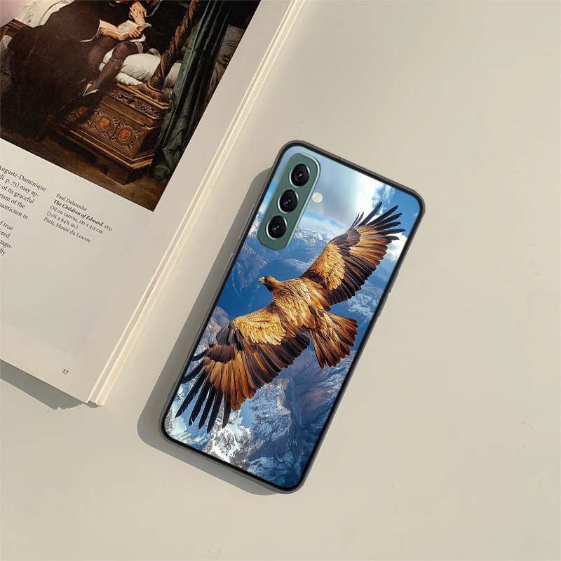 Soaring Eagle Hunting Phone Case for Samsung A54 A14 A24 A34 A17 A37 A57 A55 A35 A25 A15 A07 A05S A04S A12 A22 A32 A52S A72 Gala