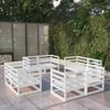 Garden Furniture Set 8 Pcs Solid Pine Wood