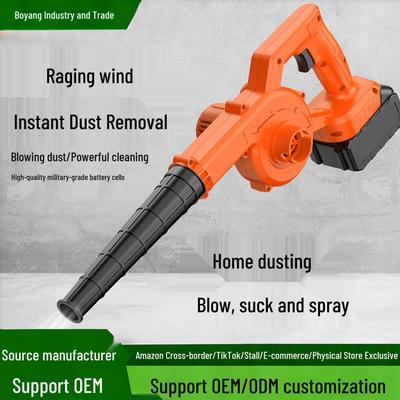 Portable High-Power Wireless Blower: Dual-Use Handheld Dust Blower & Vacuum with Lithium Battery