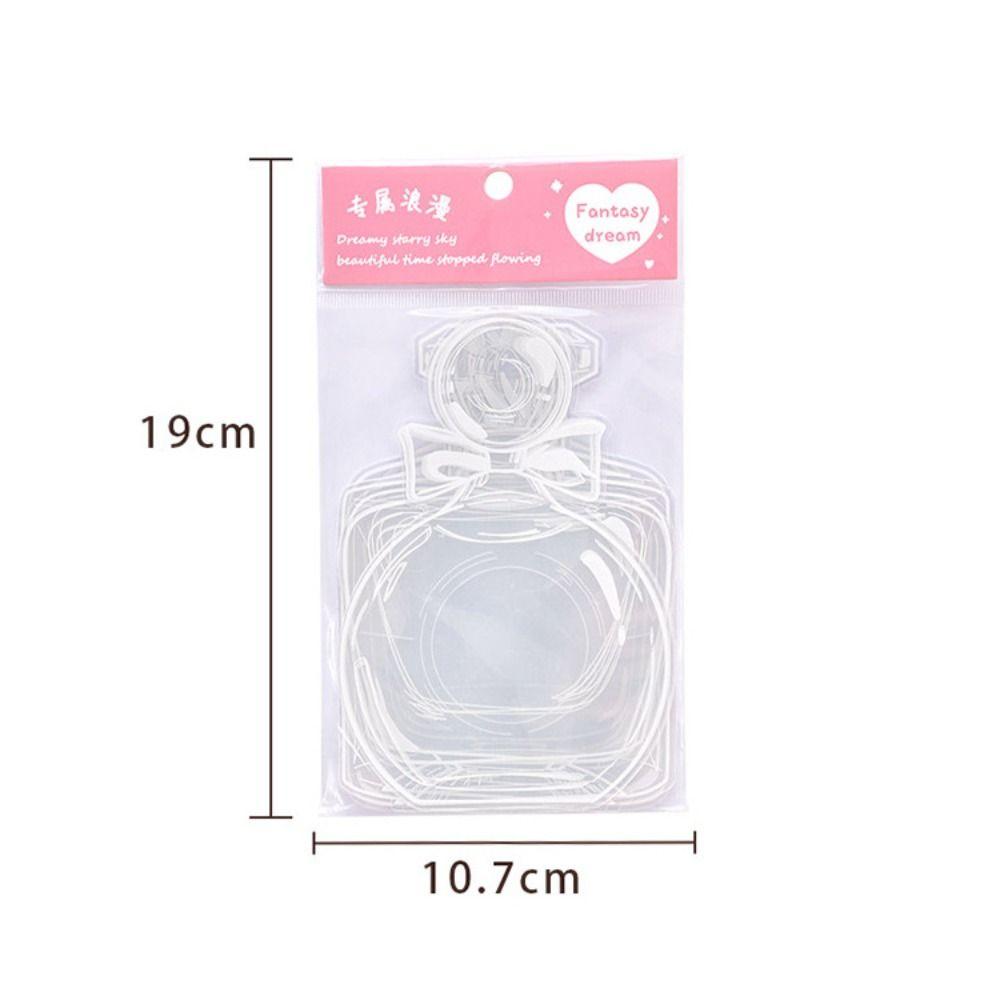 20PCS DIY PET Stickers Transparent DIY Book Marks High Quality Homemade Plant Specimens  Students