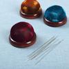 Wooden Base Pin Cushion Pincushion Insertion For Embroidery Sewing
