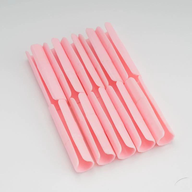 

10 шт. Зажимы для простыни Пластиковый противоскользящий зажим Захваты для пододеяльника Держатель матраса для простыней Дом розовый