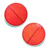 Hella Round Reflex Reflector Set RED 90mm For Truck Tractor Jeeps Universal AEs