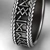 Vintage Men Women Band Ancient Character Ring Finger Party Club Jewelry Gift