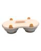 Microwave Double Egg Poacher Maker With Lid Detachable Drain Basket Heat Resistant Food Grade PP Poached Egg Cooker Steamer Kitchen Gadget