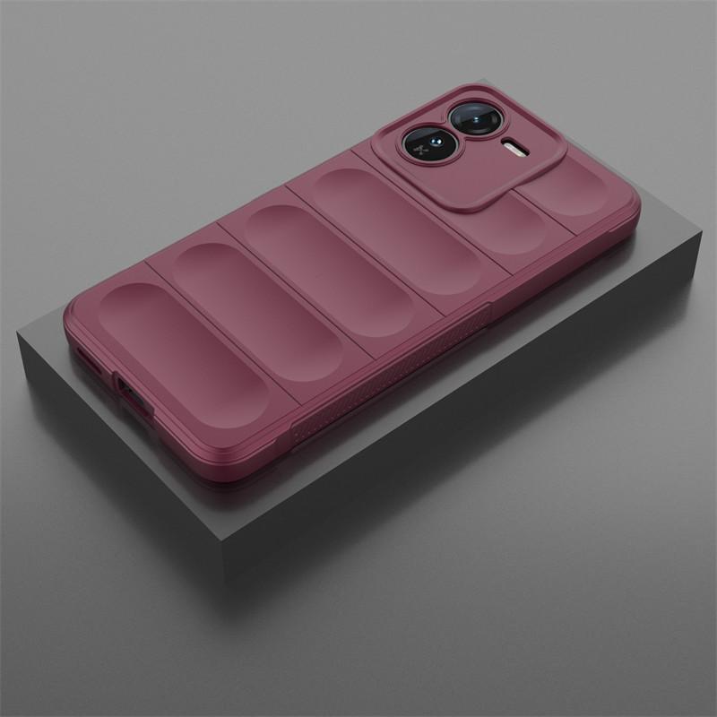 For IQOO Z9 5G Case IQOO Z9 5G Cover Cases Skin-Friendy Luxury Silicone Shockproof Protective Phone Back Cover For IQOO Z9 5G