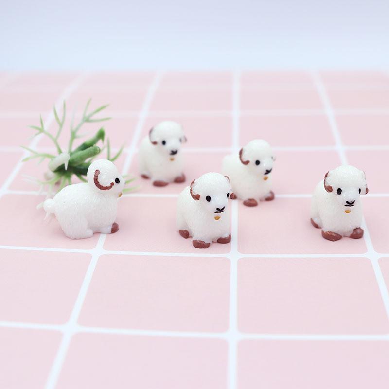Cute Cartoon Sheep Decoration Ideal For Crafting Resin Art Projects And Mini Landscapes
