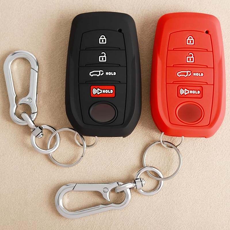 TANDRIVE Key Fob Cover For Toyota 2025 2026 Grand Highlander Corolla Cross 4Runner Land Cruiser Highlander Crown Signia Sequoia Venza -2026,
