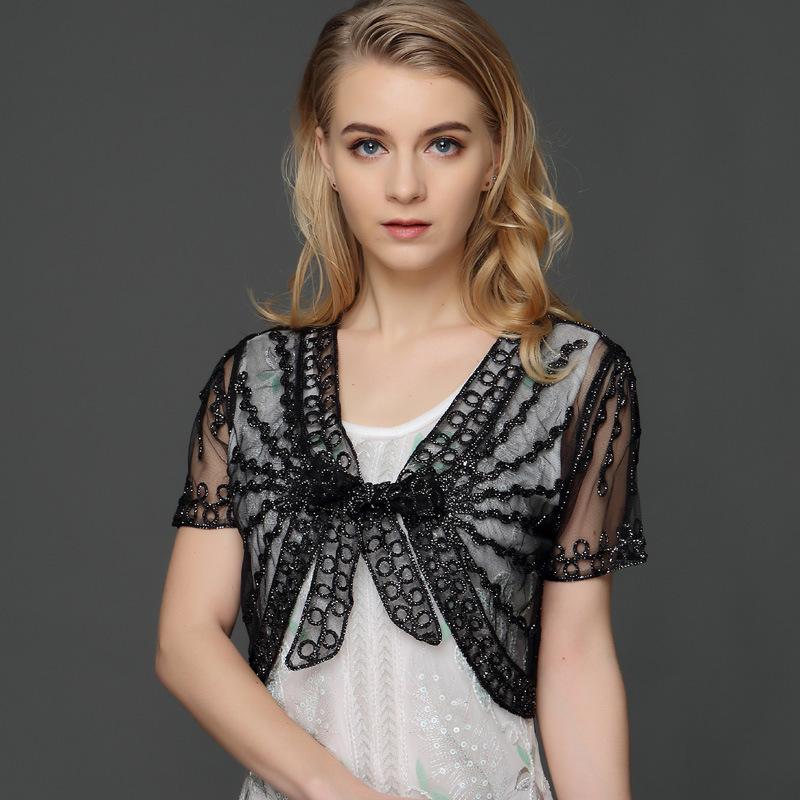 

Plus Size Lace Sun Protection Shawl Cardigans & Short Jackets for Women One Size