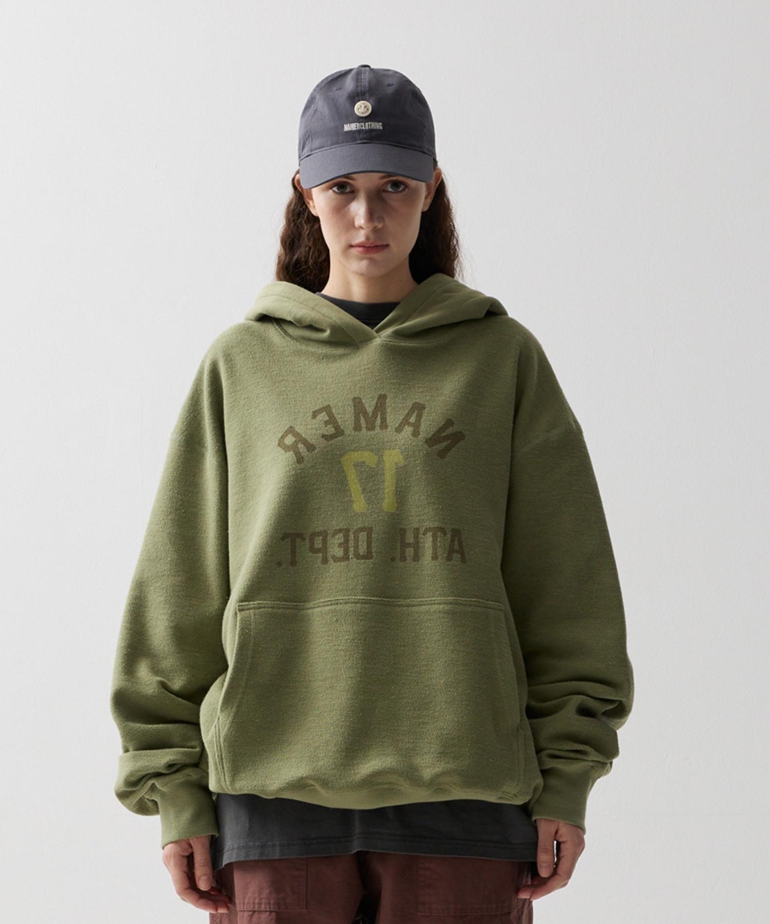 Namer Clothing Ath. Dept. Hoddie Vintage Green L