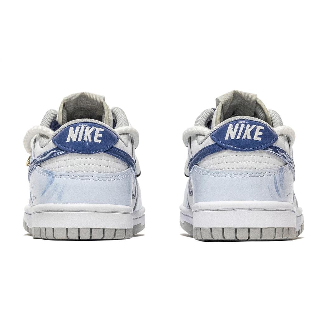 Nike Dunk 668, Aquarius Hermes Abrasion Resistant Abrasion Resistant Low top Skateboard Shoes Unisex Blue White HF5441-105(Team901-)