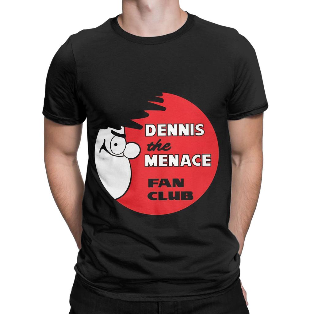 Dennis the Unisexace Fan Club Funny 100 Cotton TShirt The Beano Tops Tees For Unisex