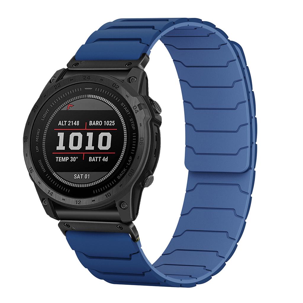 22/26mm Two tone magnetic strap for Garmin Fenix 8 7 7X PRO 6X 3 3hr 6x PRO silicone band for garmin watch smartwatch bracelet
