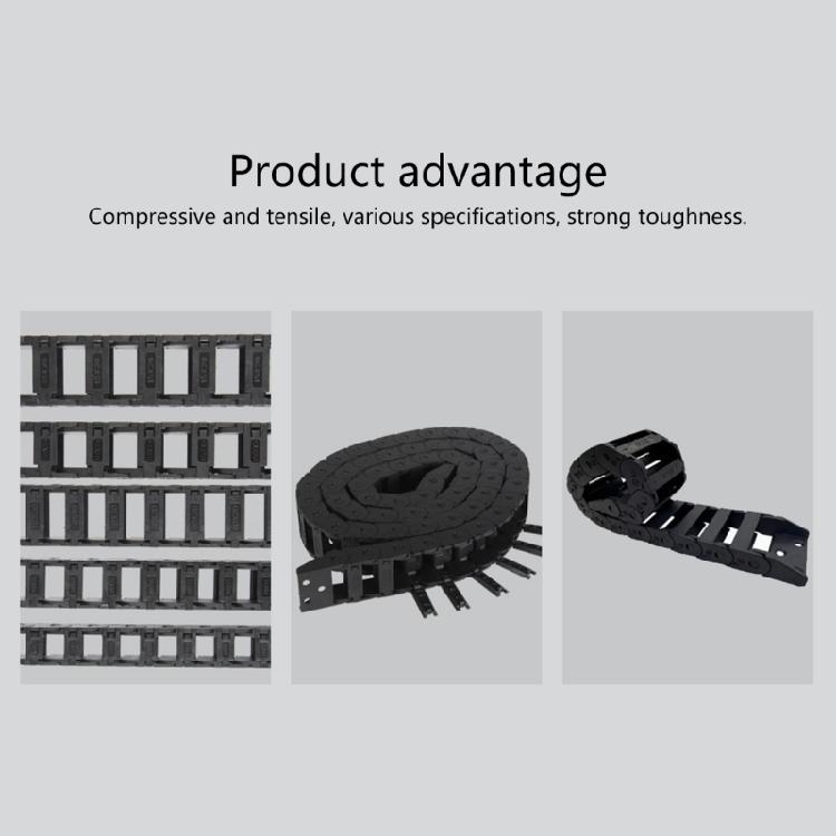 Wear Resistant Nylon Drag Chain Supports Fast Speed Movement Equipment And Robotics