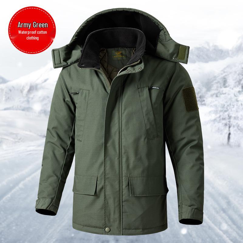 Ανδρικό & Γυναικείο Tactical Μπουφάν μεσαίου μήκους από καμουφλάζ βαμβάκι