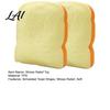 Sliced Bread Fidget Toys 1/2Pcs Simulated Toast Stress Relief Toy Squeeze Sensory Toy Soft Stretchy Fake Food for Kids Teens Adults Desk Reliever