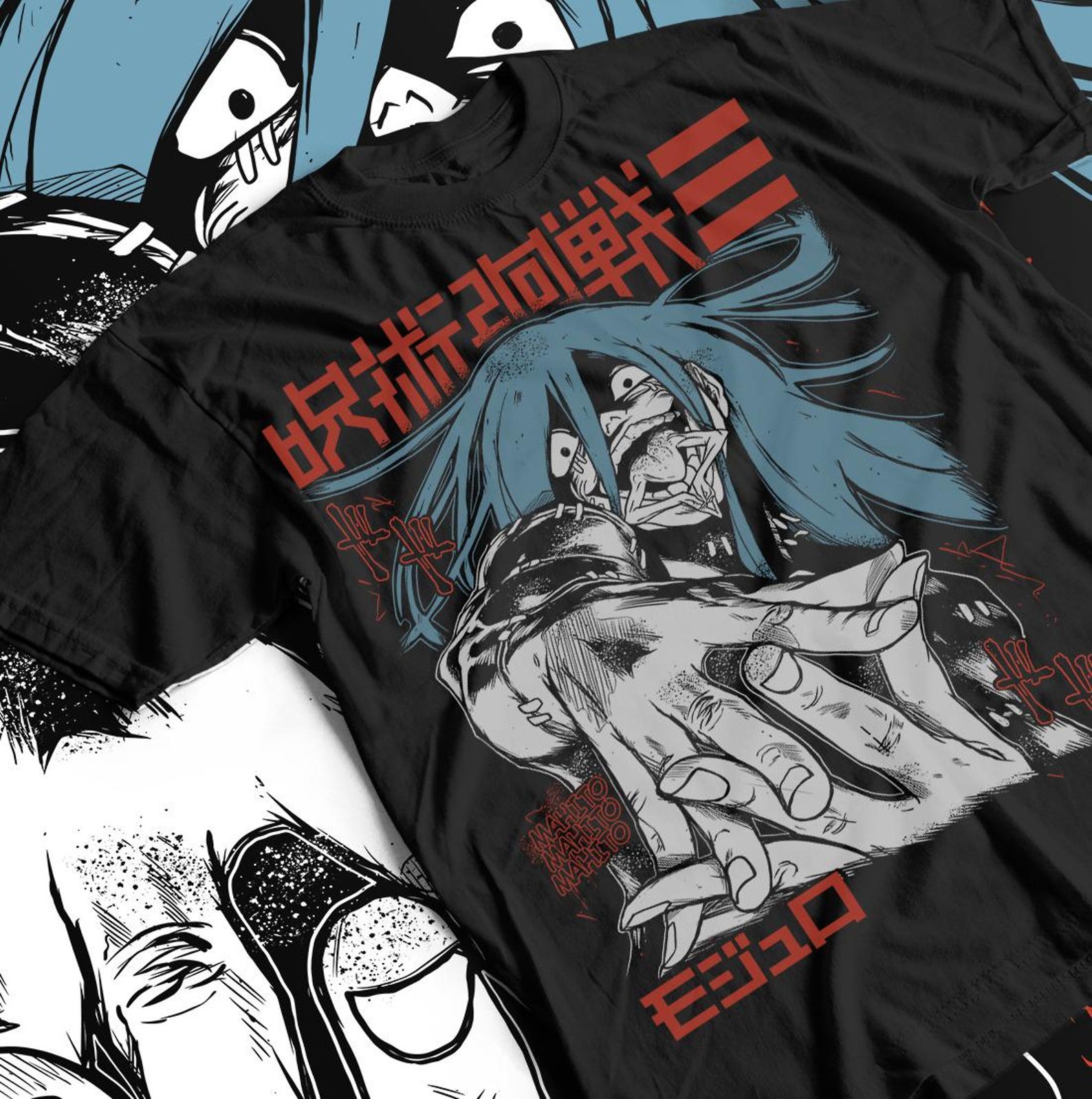 Anime Manga Tee | Manga Character Graphic Shirt 2XL