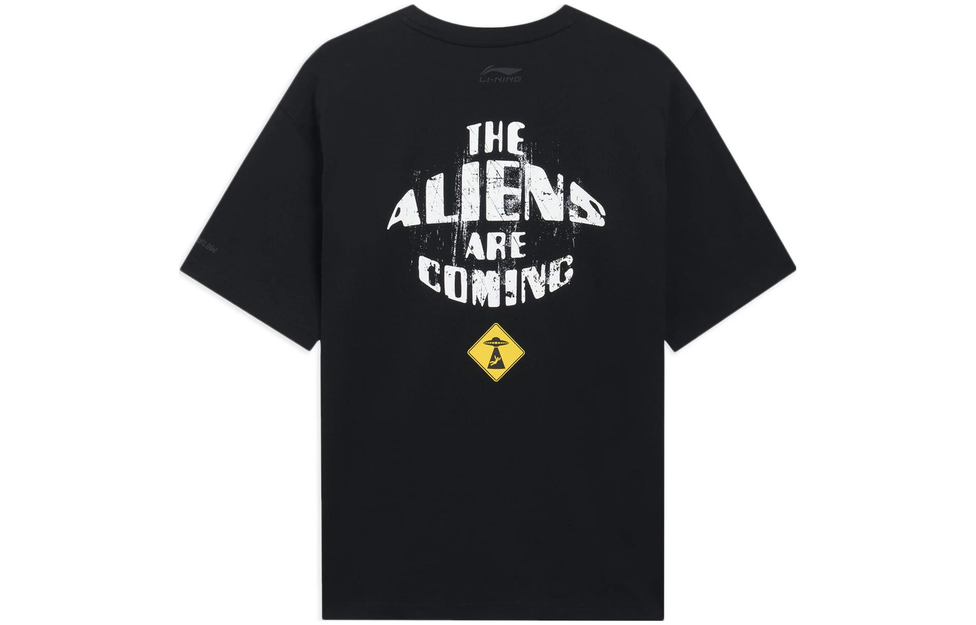 Li Ning CF Tracing T Shirt Unisex Black AHSSC39-2 XL