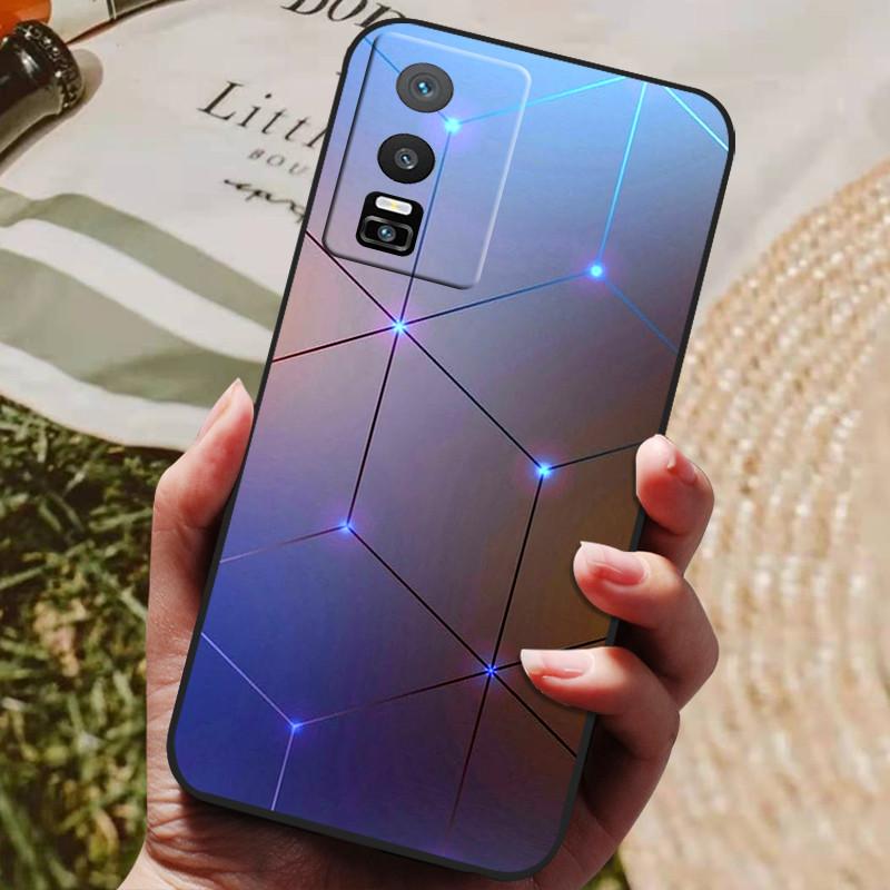 Für Coque Vivo Y76 5G Hülle Silikon Rückseite Handyhülle Für Vivo Y76 5G Hüllen Weiche Bumper Funda für Vivo Y 76 5G V2124 Hüllen