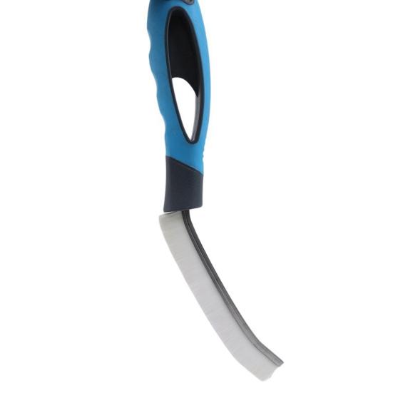 Hard Bristle Crevice Cleaner Brush Multifunctional Gap Cleaning Brush with Non-Slip