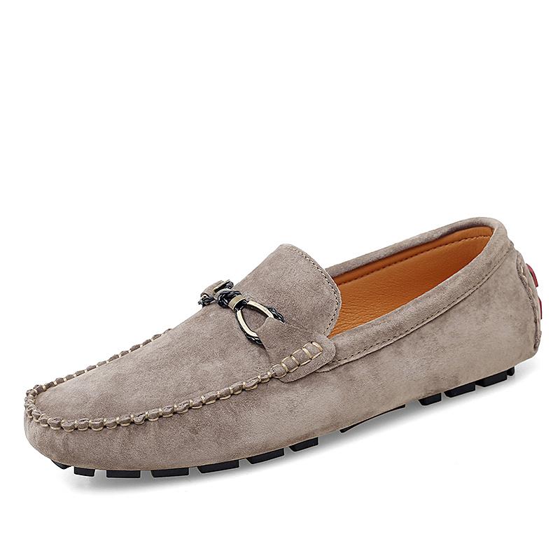 

Large Size 38-47 Penny Loafers Men Male Boat Shoes Man Moccasins Suede Leather Flats Summer High Quality Men Casual Shoes 38 хаки