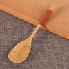8cm Wooden Wood Spoon Soup Teaspoon Catering Kitchen Cooking Utensil Tool Gift