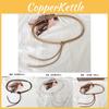 Trendy Long Pu Leather Waist Belt For Women With Elegant Knot Design For Outerwear And Sweaters