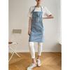 Elegant Denim Apron Oil-Proof Artist Flower Shop Apron Kitchen Cooking Apron  Flower Shop